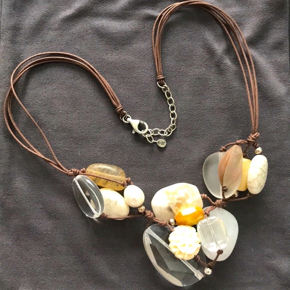 Silpada Mixed Stone Cluster Necklace - Picture 5 of 10